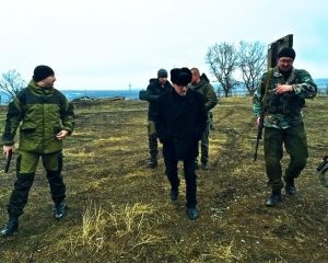 Лимонов приехал к боевикам на передовую (фото)