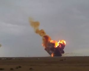 Очередная ложь: Российское ТВ пыталось выдать взрыв на «Байконуре» за события на Донбассе (видео)