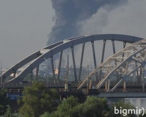 Пожар на складе в Киеве