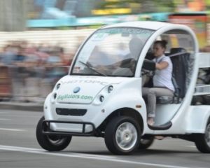 В Симферополе стартует первый в Украине автопробег электромобилей