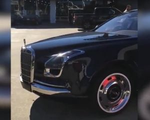 Гении тюнинга создали ретрофутуристический Mercedes (ВИДЕО)