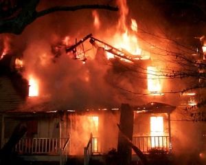 Под Николаевом в пожаре сгорела семья