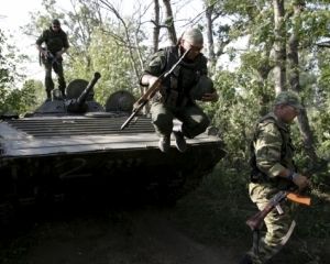 Боевики открыли огонь по силам АТО в Зайцево