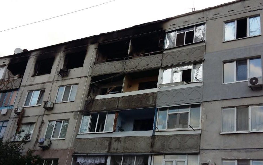 Взрыв газа в Павлограде, выгорели 5 квартир