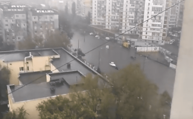 Потоп в Одессе: катер