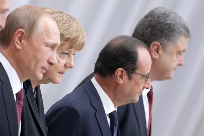 Нормандская четверка согласует новую встречу в Берлине Нормандська четвірка обговорить нову зустріч у Берліні