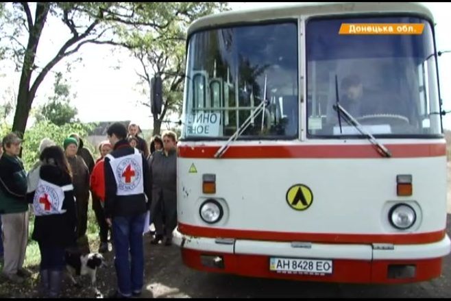 Автобус до прифронтовых сел Донетчины: бесплатный дважды в день