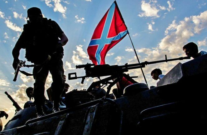 Горячий бой в зоне АТО: убит боевик, уничтожена БМП