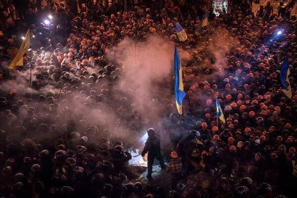 Первый силовой разгон Евромайдана Розгін Євромайдану