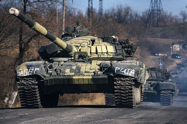 У Тельманово помічений новий танковий взвод РФ Російські танки на Донбасі