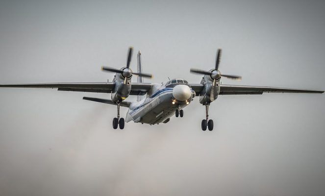 Зрелищная посадка Ан-32 в экстремальных условиях