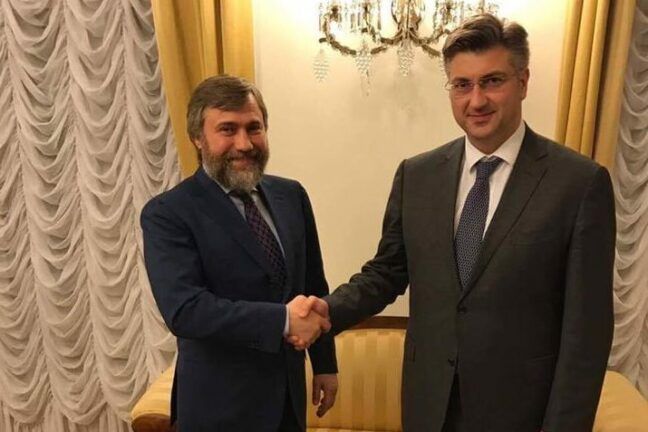 Вадим Новинский встретился с премьер-министром Хорватии