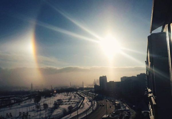 Над Москвою з