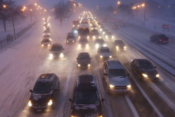 Затори в Києві сягнули 9 балів (КАРТА)