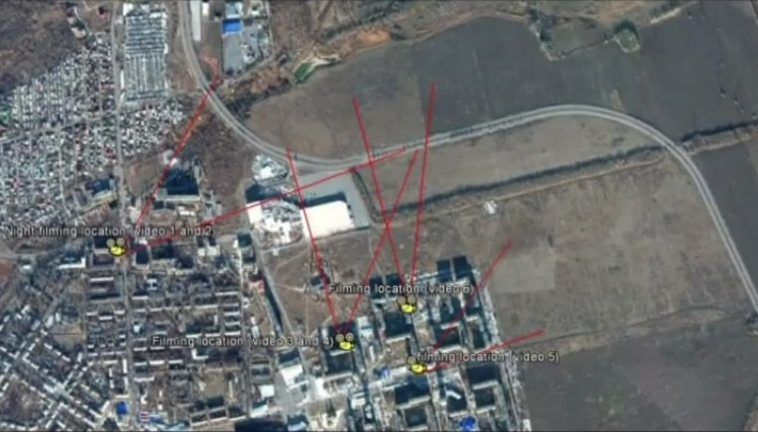 Гради бойовиків у Донецьку фіксують супутникові знімки