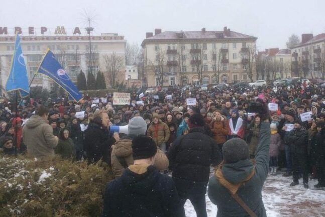 В Белоруссии массовые акции против “тунеядства”