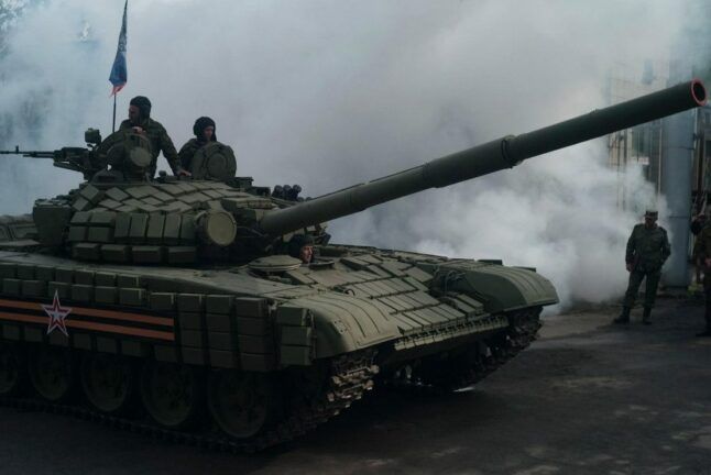 Ситуация в зоне АТО. Боевики используют танки