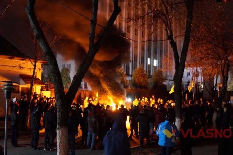 Блокада Донбасса: ночь протестов по всей Украине