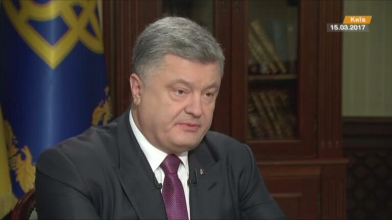 Интервью Порошенко украинским телеканалам: 3 основных тезиса