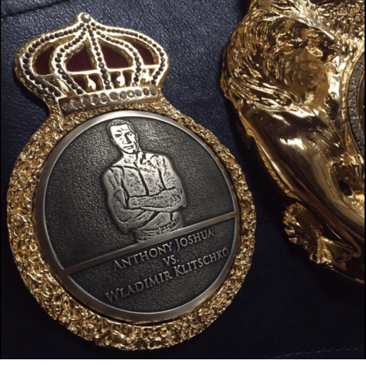 Унікальний пояс WBA до бою Кличко – Джошуа Фото 1