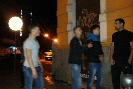 Во Львове подрались таксисты и уличные хулиганы