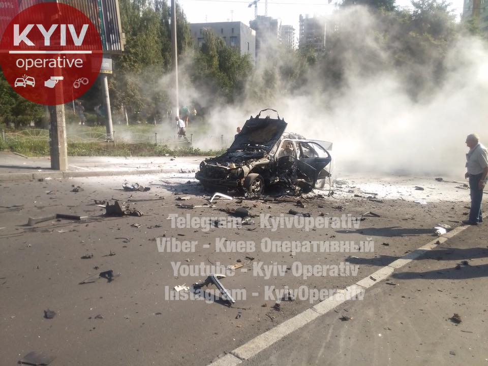 Вибух автомобыля