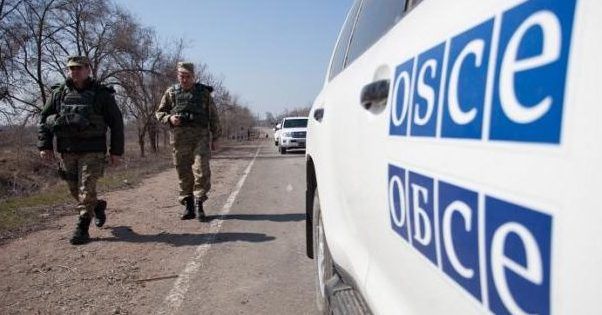 Взрыв возле патрулей ОБСЕ на Донбассе