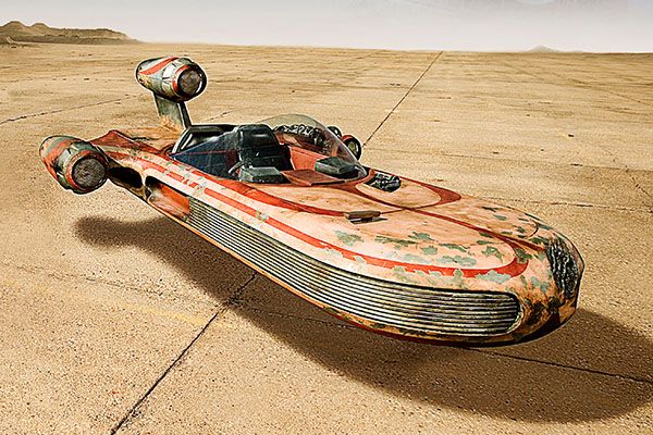 Створено Landspeeder, на якому їздив Люк Скайвокер