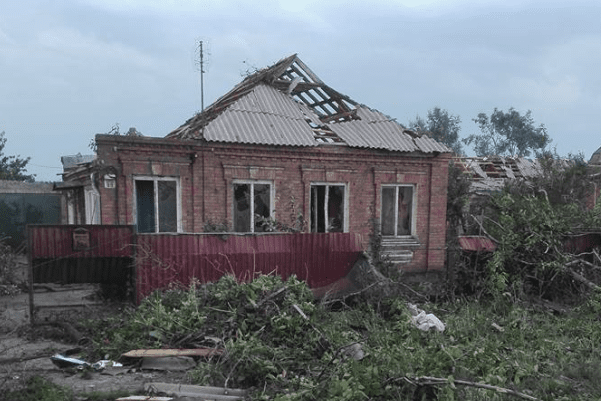Смерч і град у Кривому Розі