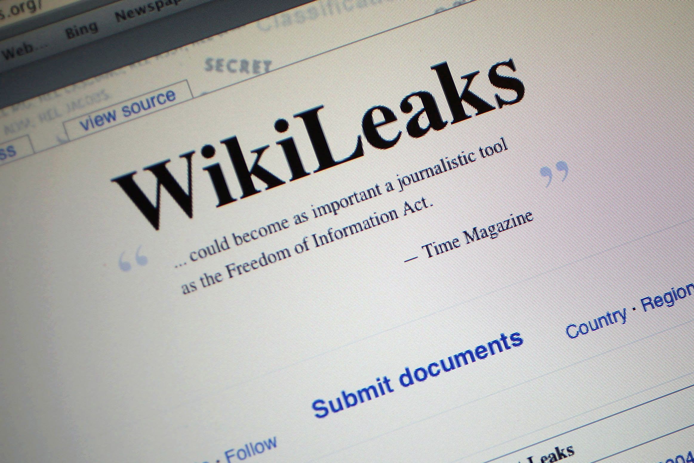 WikiLeaks приховав документи про російську агресію в Україні WikiLeaks