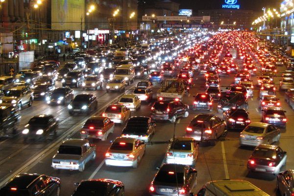 Протесты под Радой: Киев стоит в пробках (КАРТА)