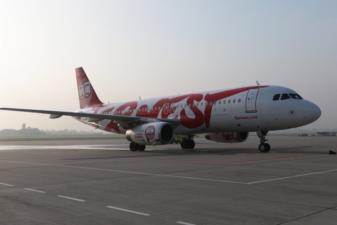 До Львова почав літати італійський лоукостер Ernest Airlines