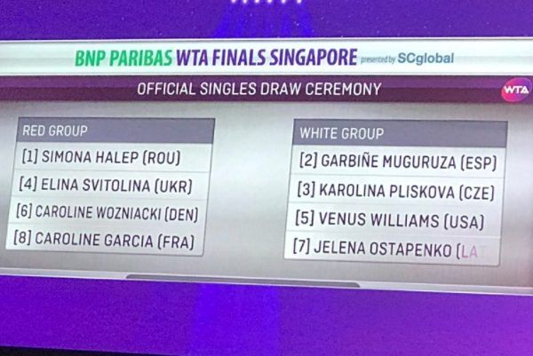Підсумковий турнір WTA 2017: Світоліна зіграє з Халеп, Возняцкі та Гарсією