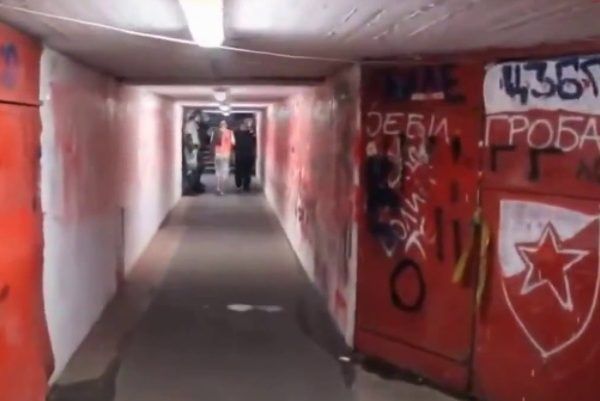 Як виглядає моторошний тунель на стадіоні Црвеної Звезди