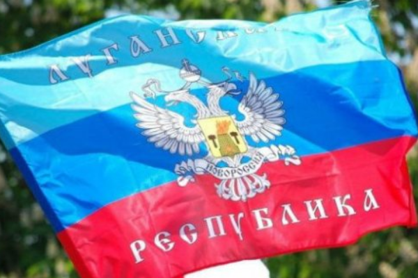 Прихильники України зривають прапор