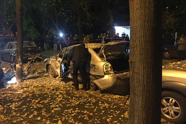 Замах на Мосійчука: відео з місця вибуху