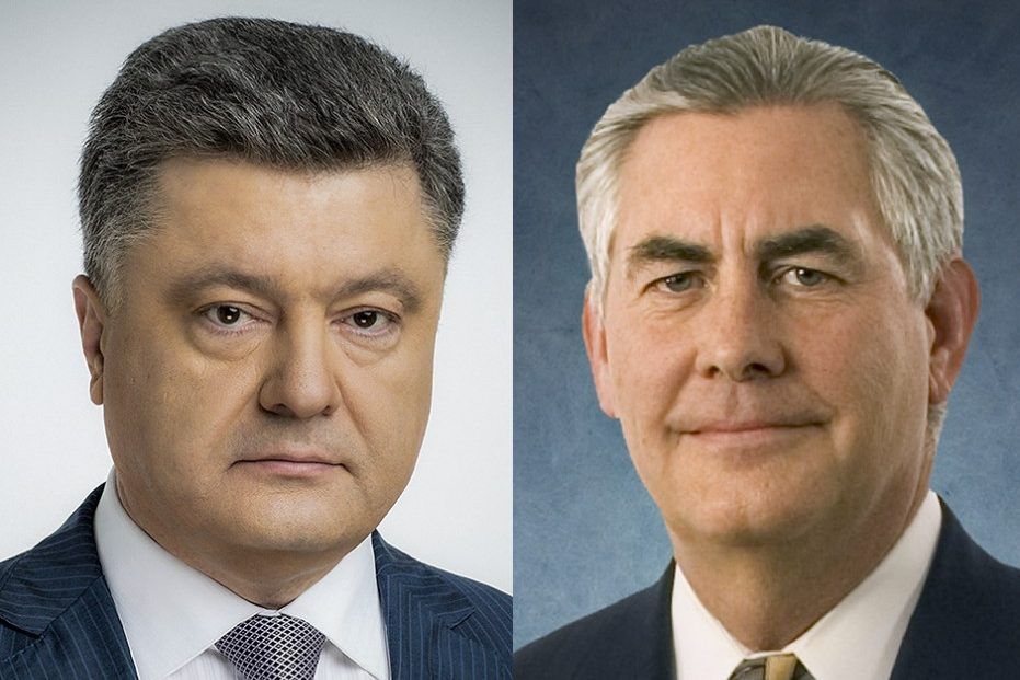 Порошенко и Тиллерсон обсудили миссию ООН на Донбассе