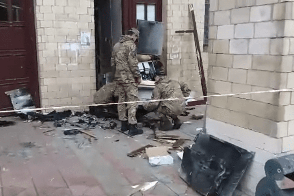 Під Харковом підірвали і пограбували банкомат Підрив банкомату