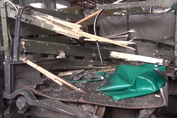 Боевики подбили ракетой грузовик ВСУ