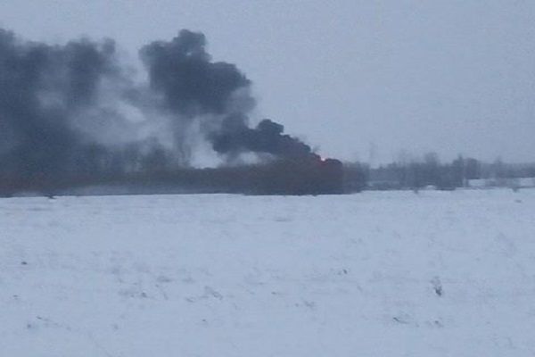 Під Києвом біля аеродрому палає нафтобаза