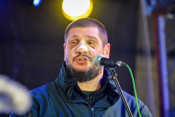 Сломанный нос и фингалы: как Савченко открывал елку в Николаеве