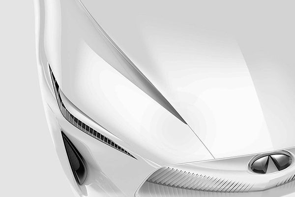 Первый тизер электрического седана от Infiniti