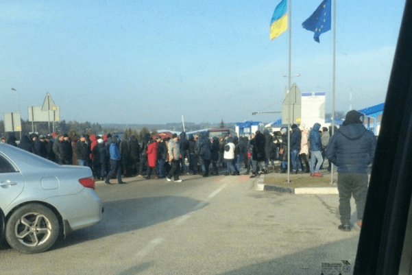 Блокировка границы с Польшей: митингующие разошлись Блокування кордону