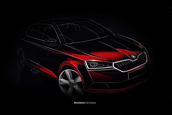 Перший тизер Skoda Fabia 2018