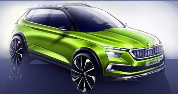Skoda показала свой самый маленький кроссовер Vision X
