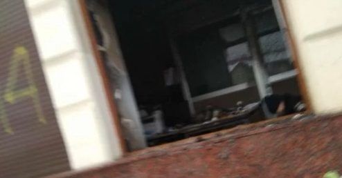 У Львові закидали коктейлями Молотова відділення Сбербанку