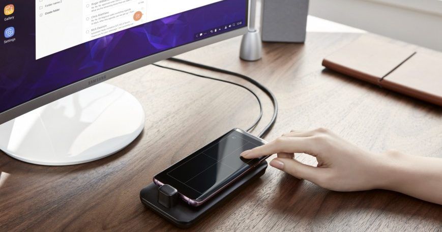 Док-станція Samsung перетворює Galaxy S9 на тачпад