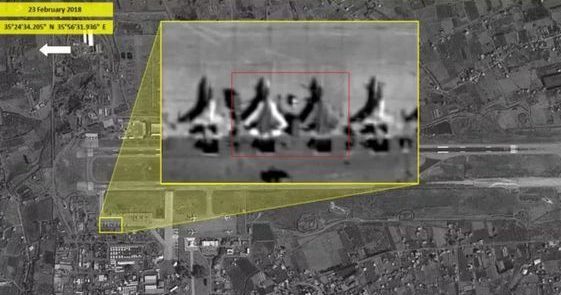 Супутник зафіксував російські винищувачі Су-57 у Сирії