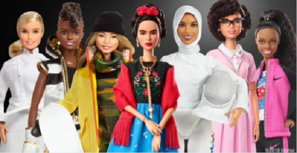Новая линейка Barbie по образам известных женщин