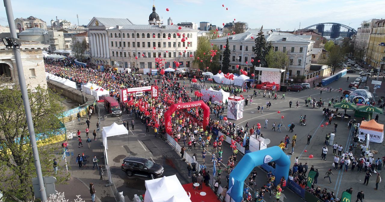 Центр Киева закроют для авто Kyiv Half Marathon
